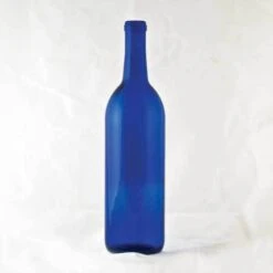 750 Ml Cobalt Claret Wine Bottles, 12 Per Case