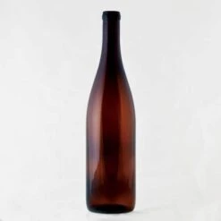 750 Ml Amber Hock Wine Bottles, 12 Per Case