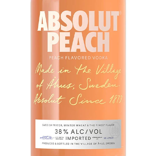 Absolut Apeach Flavored Vodka 5 Absolut Apeach Flavored Vodka - Image 3