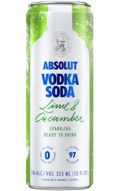Absolut Lime & Cucumber Sparkling Cocktail 4-Pack