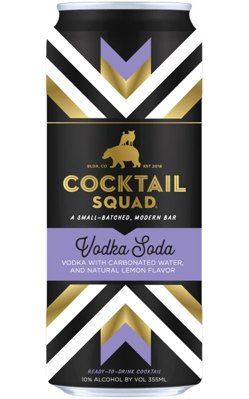Cocktail Squad Vodka Soda 4-Pack 3 Cocktail Squad Vodka Soda 4-Pack