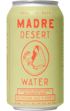 Madre Desert Water Mushroom, Sage & Honey 4-Pack -Liquor Store madre desert water mushroom sage honey 4 pack 1