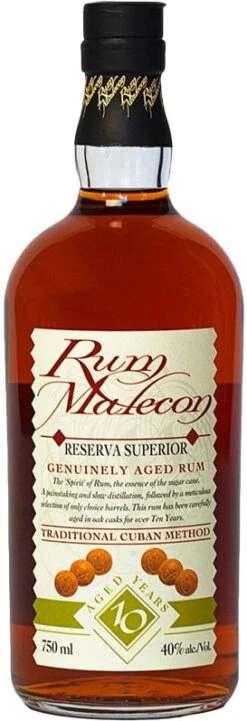 Malecon 10 Year Old Reserva Superior Rum