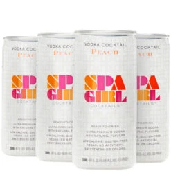 Spa Girl Peach Vodka Cocktail (4-Pack)