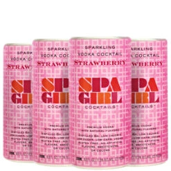 Spa Girl Sparkling Strawberry Vodka Cocktail (4-Pack)