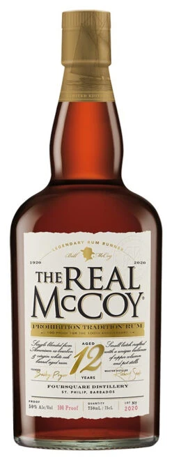 The Real McCoy 12 Year Old Prohibition Tradition Rum