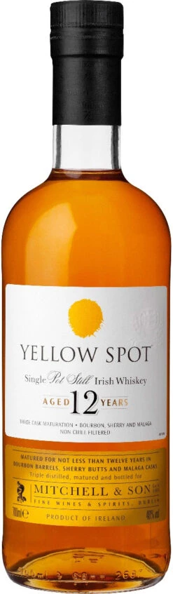 Yellow Spot 12 Year Old Single Pot Still Irish Whiskey